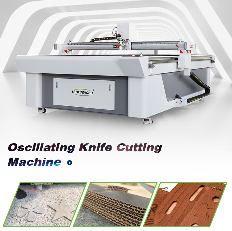 CNC Salınımlı Bıçak Deri Kesici Titreşimli Bıçak Kesme Makinesi